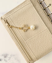 Load image into Gallery viewer, Four Point Star Large Pearl Planner Jewel