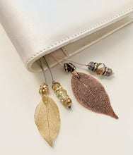 Load image into Gallery viewer, Rose Gold Filigree Leaf Planner Jewel