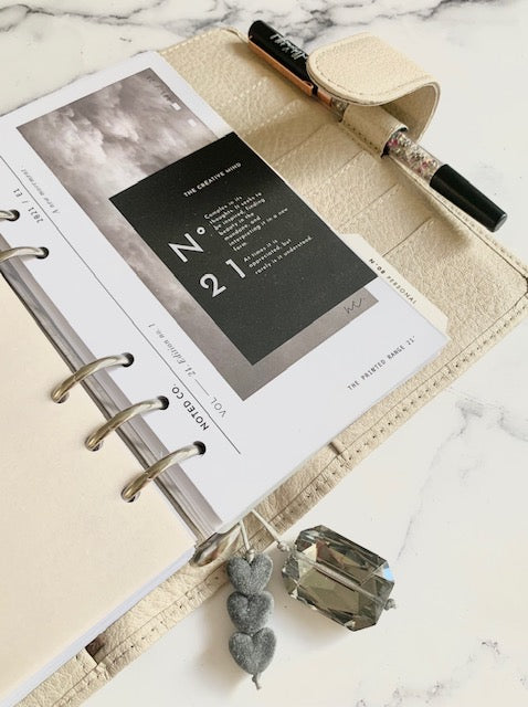 Grey is the New Black Diamond Planner Jewel